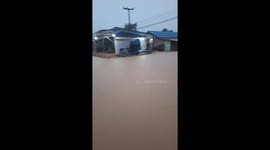 Villages in Laos flooded as Typhoon Kajiki lashes region