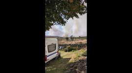 Moorland Fire Near Fylingdales Moves Closer to Caravan Park