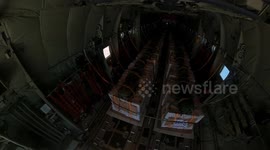 Indonesian military airdrops nearly 10 tons of aid into Gaza