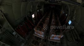 Indonesian military airdrops nearly 10 tons of aid into Gaza