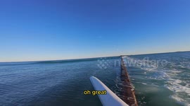 Surfer’s stone-wall wave stunt goes viral — 16.9 million TikTok views