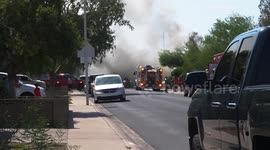 US, Phoenix: Phoenix Windrose Drive House Fire