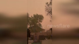 Massive Dust Storm Engulfs San Tan Valley During Monsoon Season