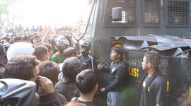 Protesters clash with police in Indonesia over parliament, housing allowances