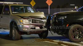 US, Los Angeles: Camarillo DUI Driver Crashes Into Ventura County Sheriff Patrol Vehicle