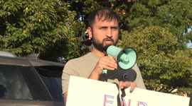 US: Pro-Palestine rally held outside US congressman’s office in Virginia