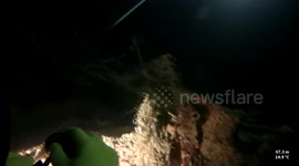 Divers explore wreckage of WW1 Navy submarine - 100 years after it sank