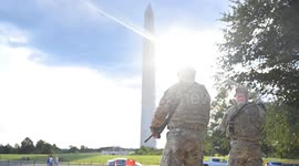National Guard patrols Washington landmarks amid heightened security