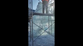 Fish Frozen in Ice Sculpture