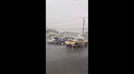 Japan: Evening Storms Bring Heavy Rain, Lightning and Hail to Kanto Region
