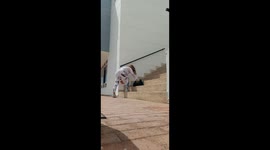 Funny workout mishap in Floridablanca, Santander