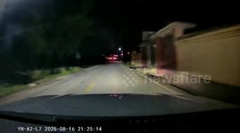 SUV crash after failed overtake in Yunnan, China
