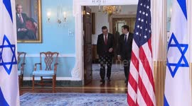 US Secretary of State Rubio meets Israeli FM Sa'ar in Washington DC