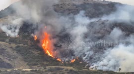 Fire breaks out on Arthur’s Seat, Edinburgh