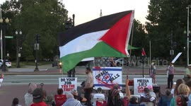 US: Activists took to streets in Washington to protest Israeli strikes on Gaza