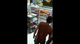 Oven explodes in shopkeeper's face as he cooks pastries