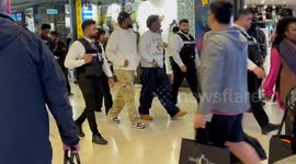 Lil Yachty leaves after store appearance in Parramatta, Australia