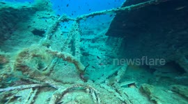 Divers commemorate Türkiye’s Victory Day with underwater expedition of WWI shipwrecks