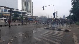 Indonesians protest low wages, lawmakers’ monetary perks