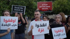 Demonstration held in Haifa to protest Israeli army's targeting journalists in Gaza