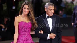 Cast of ‘Jay Kelly’ shines on red carpet at Venice Film Festival