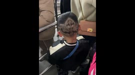 Ultraman-Inspired Hairstyle Delights Passersby