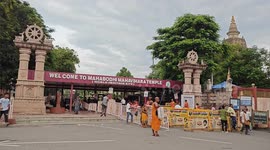 Drone flies into historic temple sparking panic in India