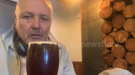 99 pence pint, divine madness, crazy discounted beer at a Wetherspoon pub, Towan Blystra, Newquay, cornwall, UK