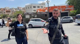 Israeli forces confront journalist covering Gaza solidarity protest in Nazareth