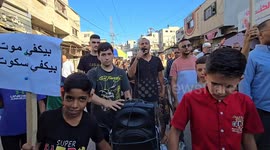 Gazans protest to demand immediate end to war amid deteriorating conditions