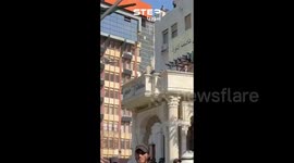 Syria: Ahmed al-Sharaa addressing the people of Homs during his first official visit to the city