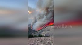 Spain: Wildfires Rage Across León Forcing Thousands From Homes