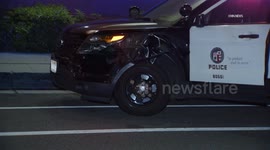 US, Los Angeles: Westchester LAPD Crashes Possibly During Pursuit Part 2