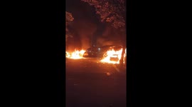 Three killed as rioters set fire to government building in Indonesia