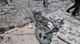 Syria: Syria Idlib Building Blast Kills Four