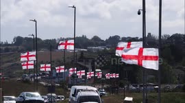 St George's flags multiply in Kent after council allows them to remain flying, UK