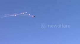 Turkish Air Force’s SOLOTURK performs flyover above Anitkabir on Victory Day anniversary