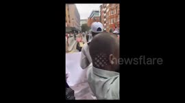 UK: Sudanese protested outside the Colombian Embassy in London against Colombian mercenaries fighting with UAE-backed RSF in Sudan