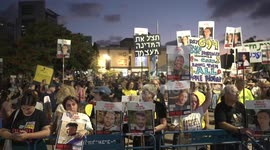 Israel: Israelis protest in Tel Aviv, demanding hostage deal and end to Gaza war