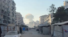 Israeli drone hits tent in Gaza, killing two Palestinians