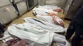 Funeral held for 25 Palestinians killed in Israeli strikes on northern Gaza (2)