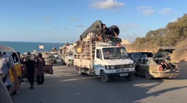 Gazans in northern areas continue to flee due to intensified Israeli attacks