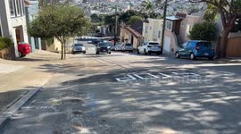 US: Steep streets of San Francisco create optical illusion