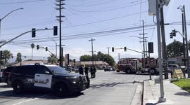 At least six cars involved in a crash in San Bernardino Sunday morning.