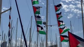 Spain: Barcelona Thousands Send Off Gaza-Bound Volunteers