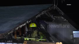 US, Phoenix: Youngtown House Fire