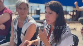 Spain: Barcelona Thousands Send Off Gaza-Bound Volunteers