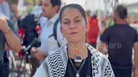 Spain: Barcelona Thousands Send Off Gaza-Bound Volunteers