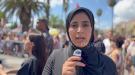 Spain: Barcelona Thousands Send Off Gaza-Bound Volunteers
