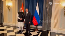 Putin, Modi hold bilateral talks in Tianjin city of China